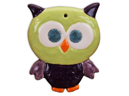 Bisque Kooky Owl Ornament (Case of 12)