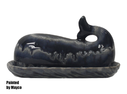 Bisque Whale Butter Dish (Case of 3)