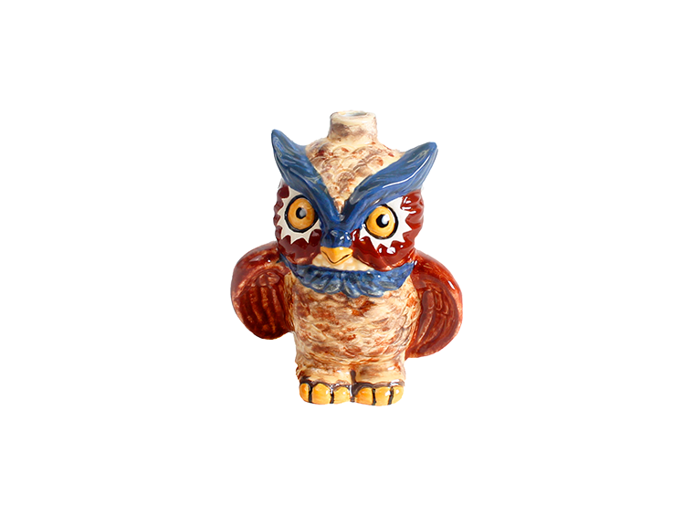 Bisque Hoolio Owl Ornament (Case of 12)