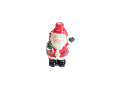 Bisque Jolly Santa Ornament (Case of 12)
