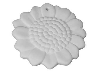 Bisque Sunflower Ornament (Case of 12)