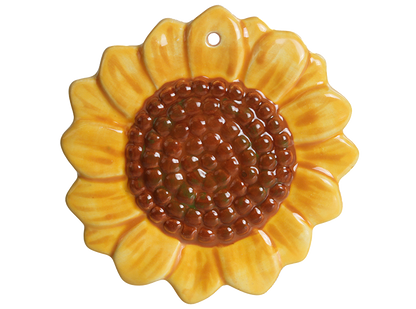 Bisque Sunflower Ornament (Case of 12)