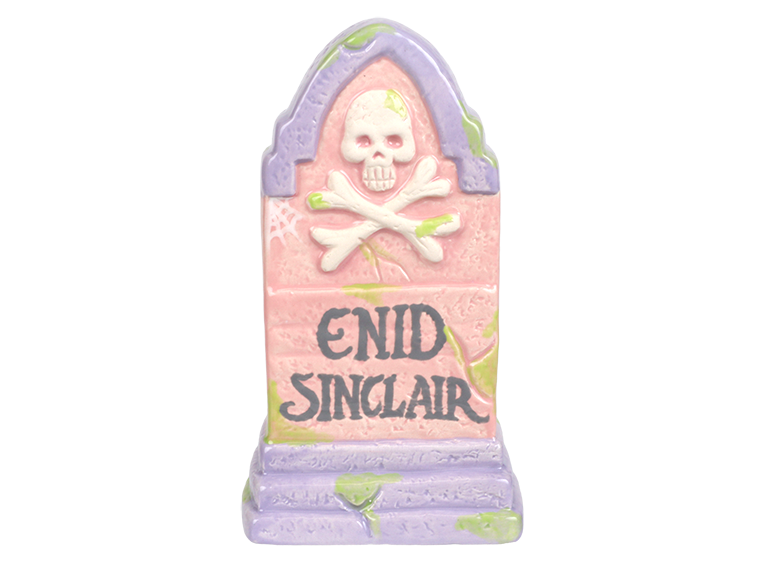 Bisque Crossbones Tombstone (Case of 6)