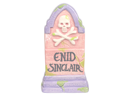 Bisque Crossbones Tombstone (Case of 6)