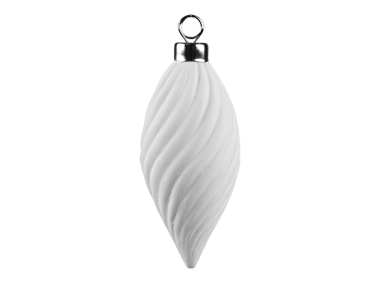 Bisque Twisted Ornament (Case of 12)