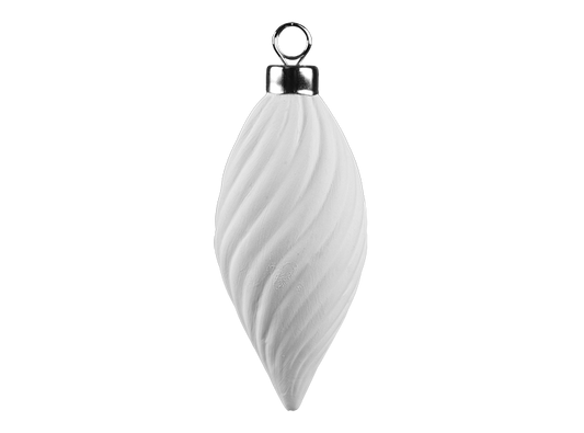 Bisque Twisted Ornament (Case of 12)