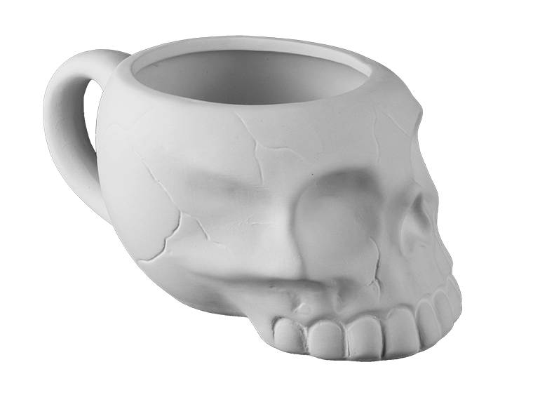 Bisque Cranium Cafe Mug (Case of 4)