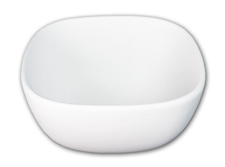 Bisque Square Bowl (Case of 6)