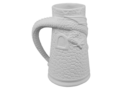 Bisque Dragon Keep Stein (Case of 4)