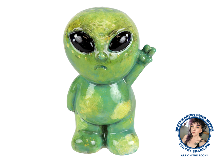Bisque Alien Bank (Case of 6)