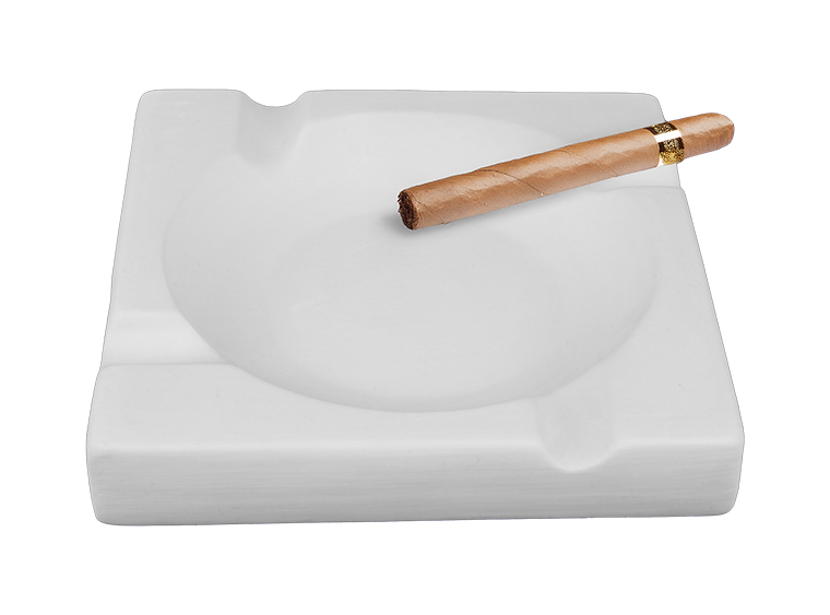 Bisque Contemporary Cigar Ash Tray (Case of 4)