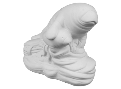 Bisque Mama And Baby Manatee (Case of 4)