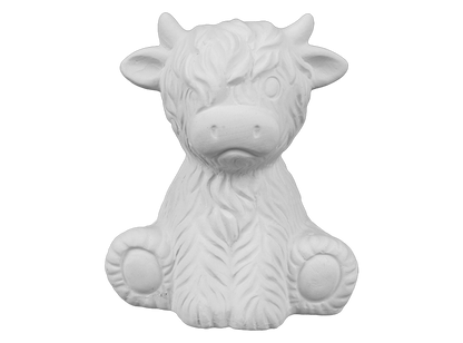 Bisque Harvey Highland Cow Party Pal (Case of 8)