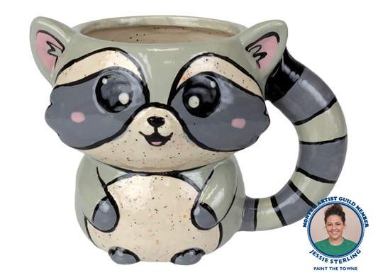 Bisque Woodsie Critter Mug (Case of 4)