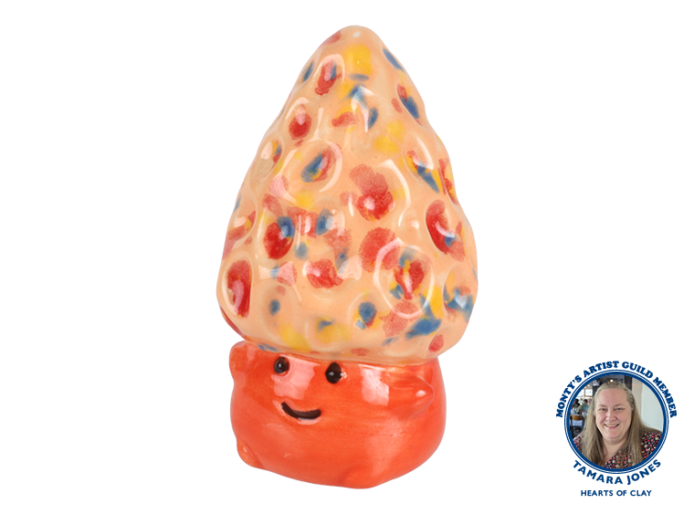 Bisque Morel Mushie Mighty Tot (Case of 12)
