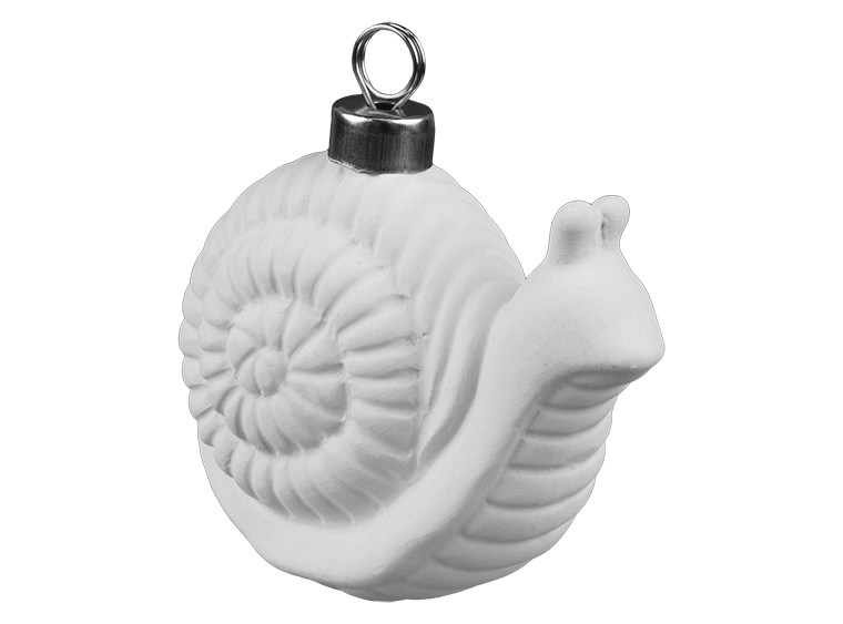 Bisque Happy Snail-Idays Ornament (Case of 12)