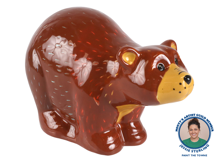Bisque Bongo The Bear Figurine (Case of 4)