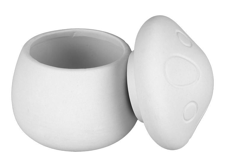 Bisque Toadstool Box (Case of 6)