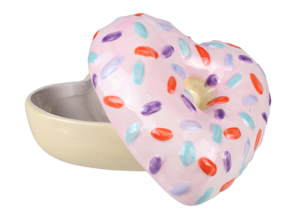 Bisque Donut Heart Box (Case of 6)