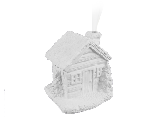 Bisque Cozy Cottage Incense Holder (Case of 4)