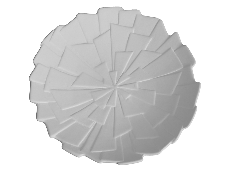 Bisque Fragment Plate (Case of 4)