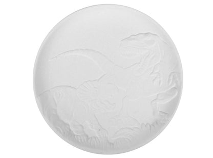 Bisque Dinosaur Plate (Case of 12)