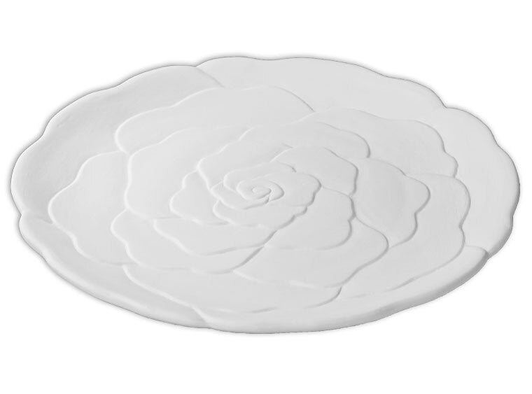 Bisque Rose Dish (Case of 6)