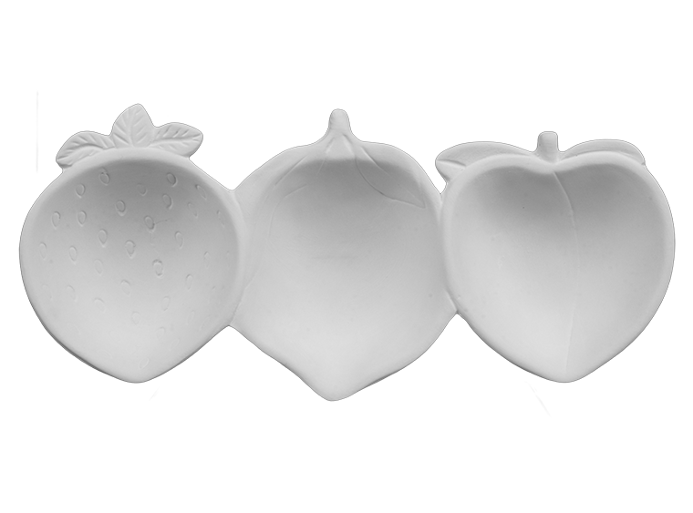 Bisque Tutti Fruity Sectional Server (Case of 4)
