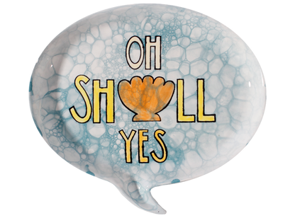Bisque Oh Shell Yes Plate (Case of 8)