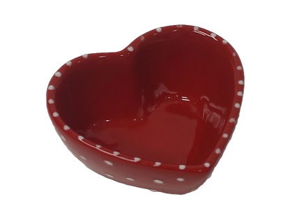 Bisque Heart Sauce Bowl (Case of 12)
