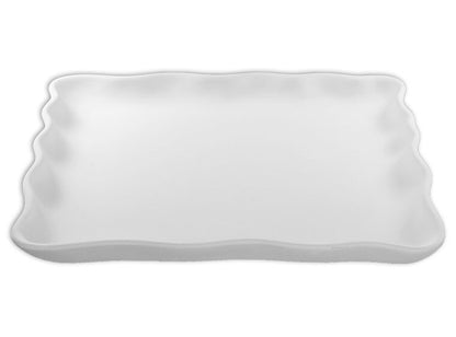 Bisque Sassy Plate Medium (Case of 6)