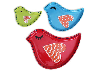 Bisque Little Birdy Dish (Case of 12)