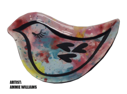 Bisque Little Birdy Dish (Case of 12)