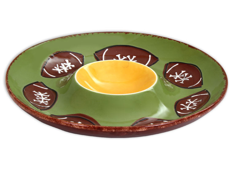 Bisque Chip And Dip Server (Case of 4)