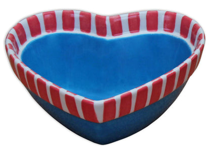 Bisque Happy Heart Dish (Case of 6)