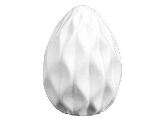 Bisque Deep Facet Egg (Case of 8)