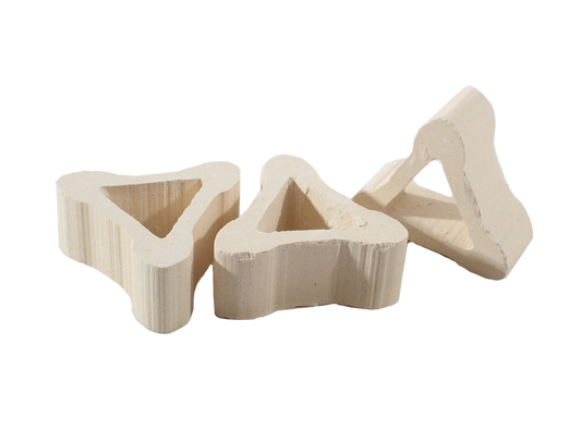1" Triangle Kiln Post (Case of 1)