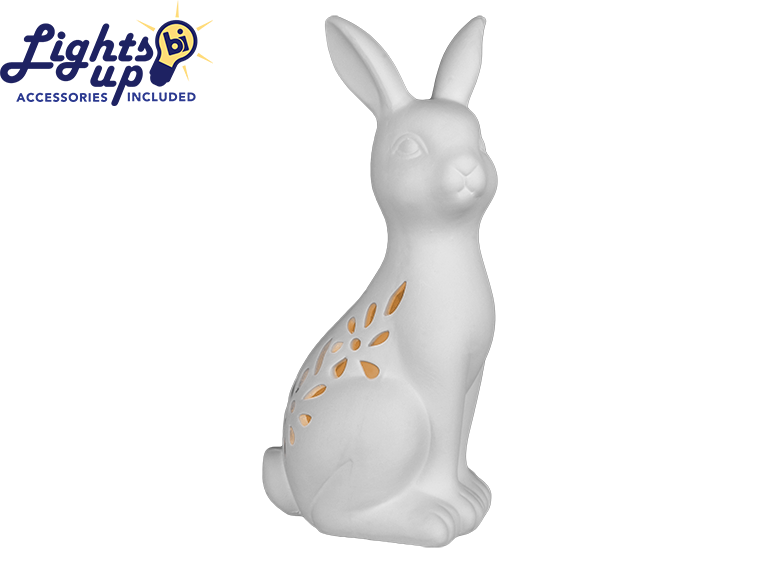 Bisque Lighted Lovely Bunny (Case of 2)
