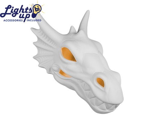 Bisque Lighted Dragon Wall Mount (Case of 1)