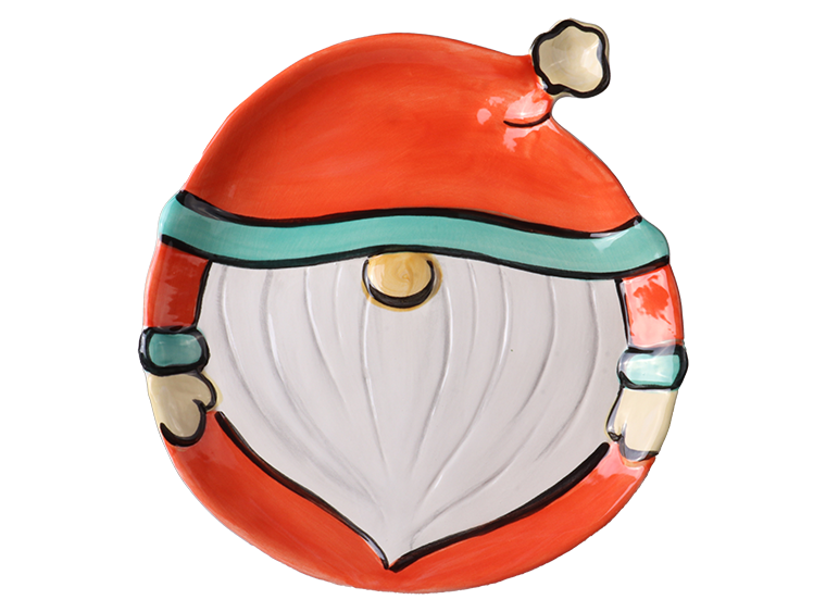 Bisque Nigel The Gnome Plate (Case of 6)