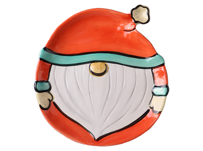 Bisque Nigel The Gnome Plate (Case of 6)
