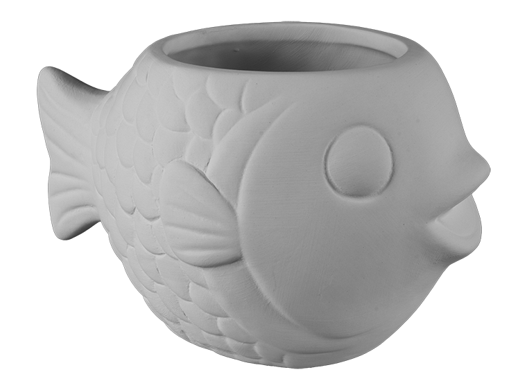Bisque So-Fish-Ticated Container (Case of 6)