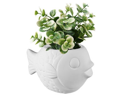 Bisque So-Fish-Ticated Container (Case of 6)