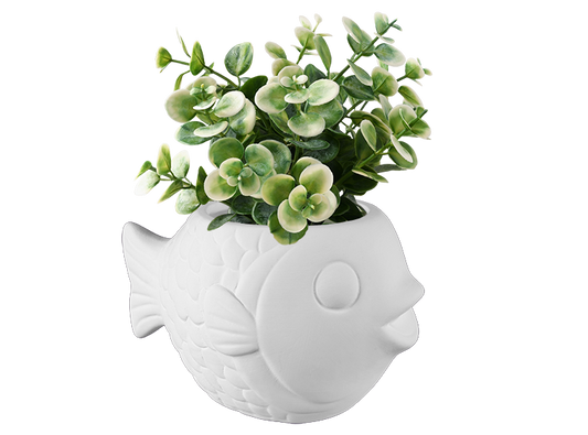 Bisque So-Fish-Ticated Container (Case of 6)