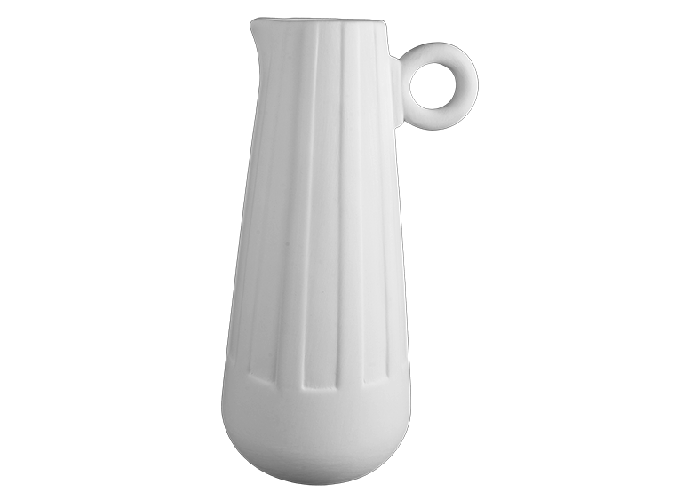 Bisque Slender Striped Vase (Case of 4)