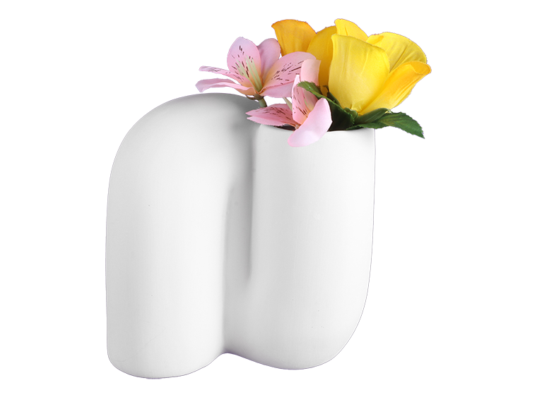 Bisque Tubular Vase (Case of 4)