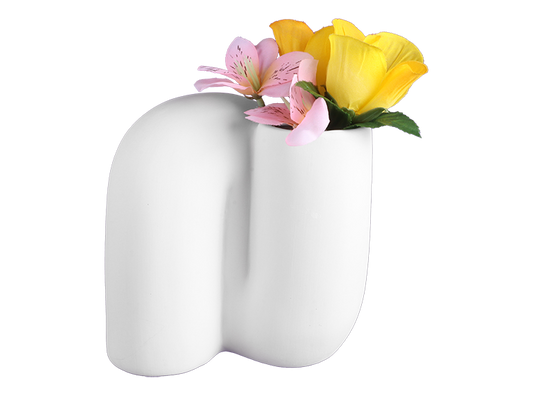 Bisque Tubular Vase (Case of 4)