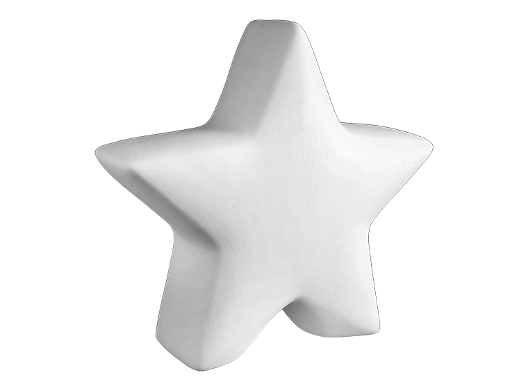 Bisque 7" Standing Star (Case of 4)