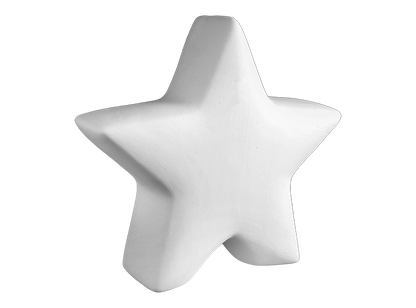 Bisque 7" Standing Star (Case of 4)