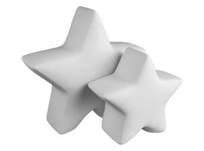 Bisque 7" Standing Star (Case of 4)